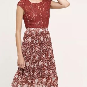 Anthropologie Arcadia Midi Dress by Tracy Reece